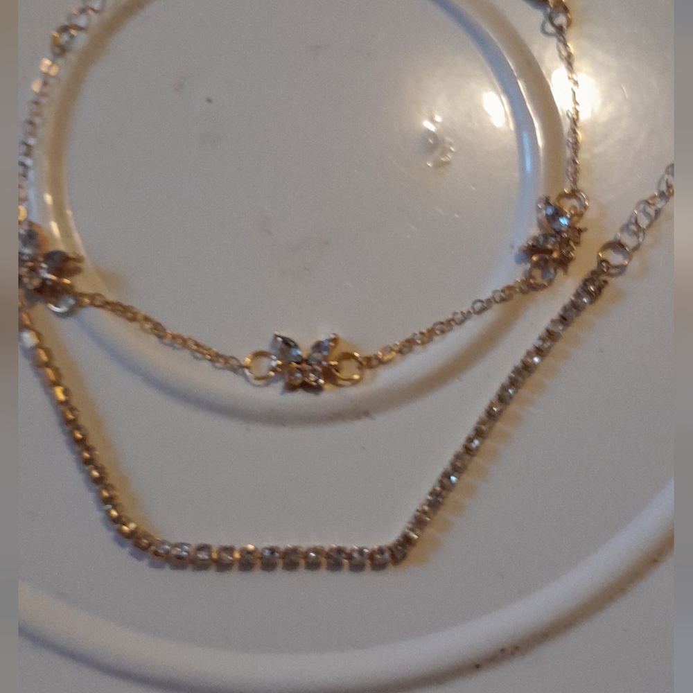 Gold Bracelet Set Of 2 New